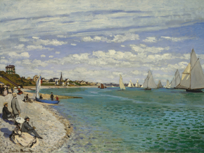 Monet Claude | Клод Моне - Регата в Сент-Адрес