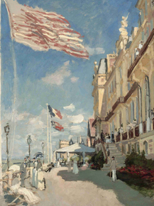 Monet Claude | Клод Моне - Гостинница Де-Рош-Нуар в Трувиле