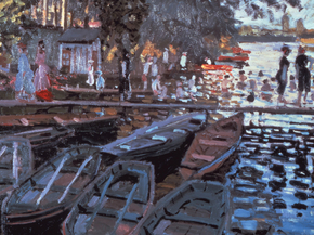 Monet Claude | Клод Моне - Купальщицы в Ла Гренуйере