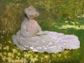 Monet Claude | Клод Моне - Женщина читает