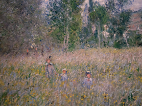 Monet Claude | Клод Моне - Луг за пределами Ветёя Monet Claude | Клод Моне - Луг за пределами Ветёя