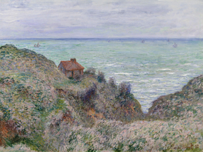 Monet Claude | Клод Моне - Рыбацкий домик в Варанжвиле