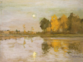 Isaac Levitan | Исаак Левитан - Сумерки. Луна. Isaac Levitan | Исаак Левитан - Сумерки. Луна.