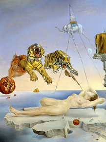 Salvador Dali | Сальвадор Дали - Сон, навеянный полетом пчелы