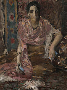 Врубель Михаил - Гадалка, 1895