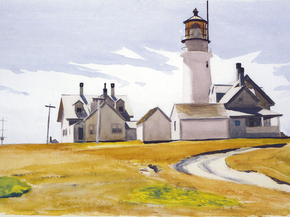Edward Hopper - Highland Light | Хоппер Эдвард