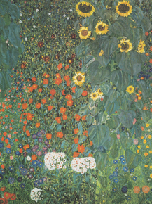 Gustav Klimt | Густав Климт - Фермерский сад с подсолнухами