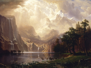 Albert Bierstadt | Альберт Бирштадт - Среди гор Сьерра-Невада Albert Bierstadt | Альберт Бирштадт - Среди гор Сьерра-Невада