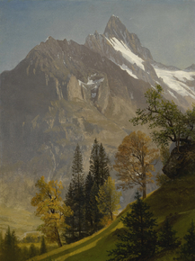 Albert Bierstadt | Альберт Бирштадт - Горный пейзаж Albert Bierstadt | Альберт Бирштадт - Горный пейзаж