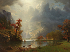 Albert Bierstadt | Альберт Бирштадт - Утро в Сьерра-Невада Albert Bierstadt | Альберт Бирштадт - Утро в Сьерра-Невада