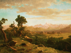 Albert Bierstadt - Wind River Country | Альберт Бирштадт Albert Bierstadt - Wind River Country | Альберт Бирштадт