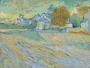 Van Gogh | Ван Гог - Вид на приют и часовню в Сен-Реми