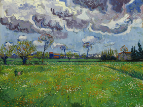 Van Gogh | Ван Гог - Пейзаж под грозовым небом