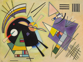 Kandinsky Wassily | Кандинский Василий - Черное и фиолетовое