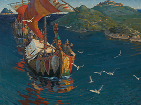 Roerich Nicholas | Рерих Николай - Заморские гости, 1901