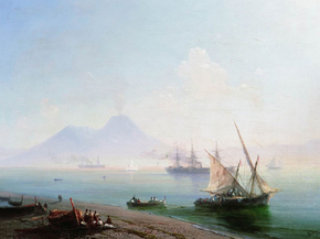 Aivazovsky Ivan | Айвазовский Иван - Берег в Неаполе Aivazovsky Ivan | Айвазовский Иван - Берег в Неаполе
