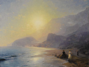 Aivazovsky Ivan | Айвазовский Иван - Пушкин и графиня Раевская у моря