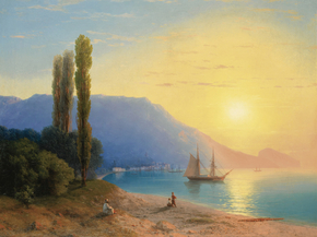 Aivazovsky Ivan | Айвазовский Иван - Закат в Ялте