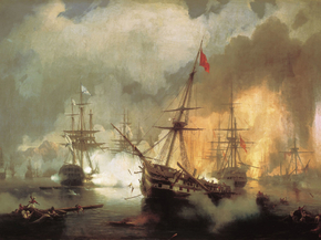 Aivazovsky Ivan | Айвазовский Иван - Морское Сражение при Наварине