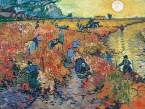 Van Gogh | Ван Гог - Красные виноградники в Арле Van Gogh | Ван Гог - Красные виноградники в Арле