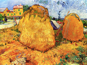 Van Gogh | Ван Гог - Стога Сена в Провансе