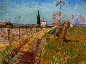 Van Gogh | Ван Гог - Тропинка в поле с Ивами Van Gogh | Ван Гог - Тропинка в поле с Ивами