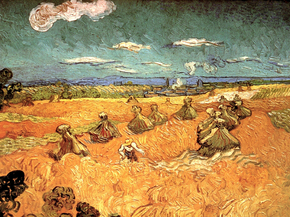 Van Gogh | Ван Гог - Хлебные скирды и Жнец