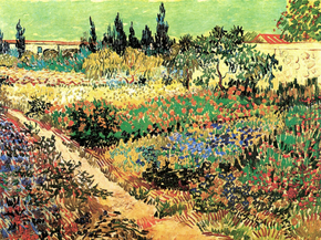 Van Gogh | Ван Гог - Цветущий сад с тропинкой