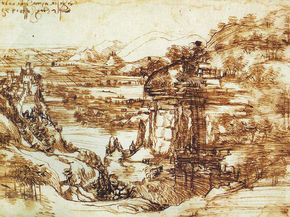 Leonardo Da Vinci | Леонардо да Винчи - Пейзаж