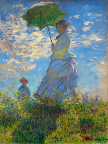 Monet Claude | Клод Моне - Дама с зонтиком Monet Claude | Клод Моне - Дама с зонтиком