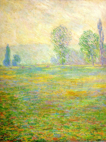 Monet Claude | Клод Моне - Луга в Живерни