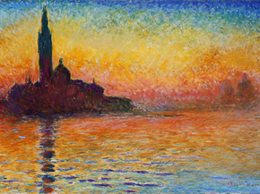 Monet Claude | Клод Моне - Сан - Джорджо в Сумерках