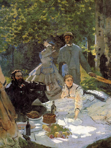 Monet Claude | Клод Моне - Обед на траве Monet Claude | Клод Моне - Обед на траве