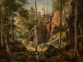 Shishkin Ivan | Шишкин Иван - Вид на острове Валааме