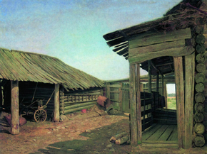 Shishkin Ivan | Шишкин Иван - Деревенский двор