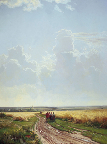 Shishkin Ivan | Шишкин Иван - Полдень в окрестностях Москвы