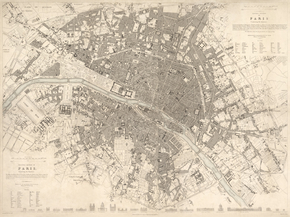 Old map | Винтажная карта Парижа Old map | Винтажная карта Парижа