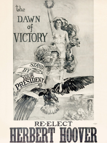 re-elect Herbert Hoover | Герберт Гувер