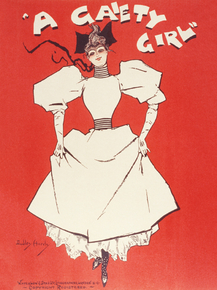 Retro Affiche - A Gaiety Girl | Ретро Афиша