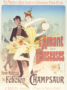 Retro Affiche - L'Amant des danseuses | Ретро Афиша