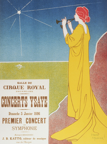 Retro Affiche - Concerts Ysaye | Ретро Афиша