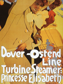 Retro Affiche - Dover - Ostend Line | Ретро Афиша