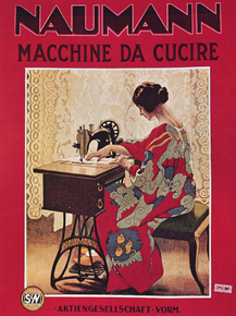 Retro Affiche - Naumann Macchine Da Cucire | Ретро Афиша