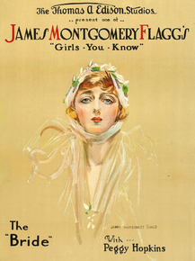 James Flagg - The Bride with Peggy Hopkins (Коллекция постеров)