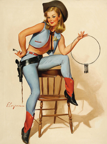 Pin-up Girl - A Key Situation | Винтажная девушка