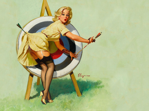 Pin-up Girl - A Near Miss | Винтажная девушка
