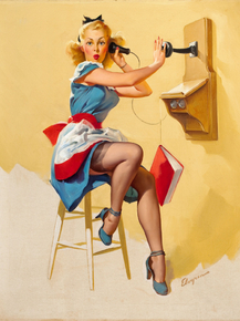 Pin-up Girl - What a Line! | Винтажная девушка