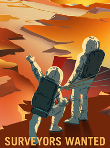 Space (Коллекция постеров): Surveyors Wanted | Требуются Геодезисты