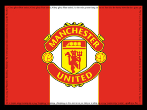 Collection of football clubs (Коллекция постеров) - Manchester United | Манчестер Юнайтед