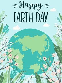 Happy earth day (Коллекция постеров) | Счастливого дня земли